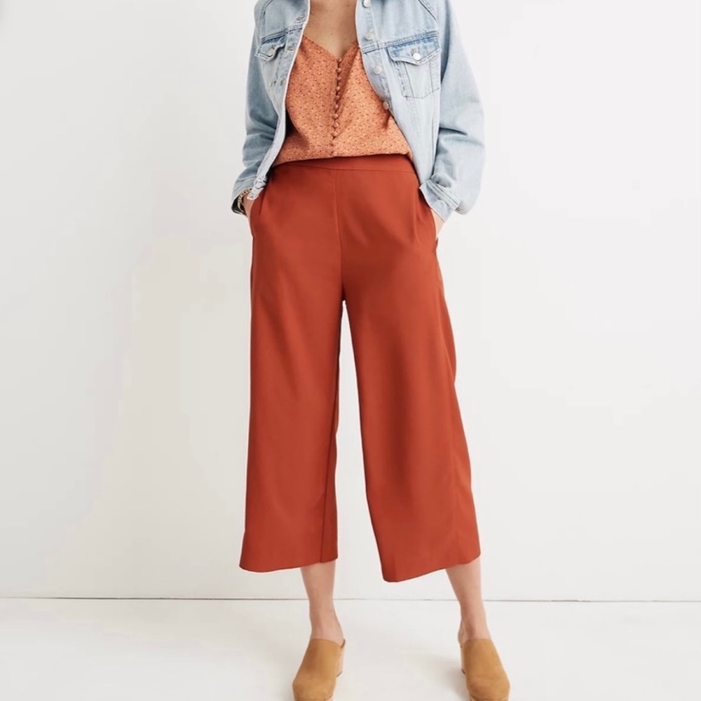 Madewell - Cotton Linen Crop Pants, NWT